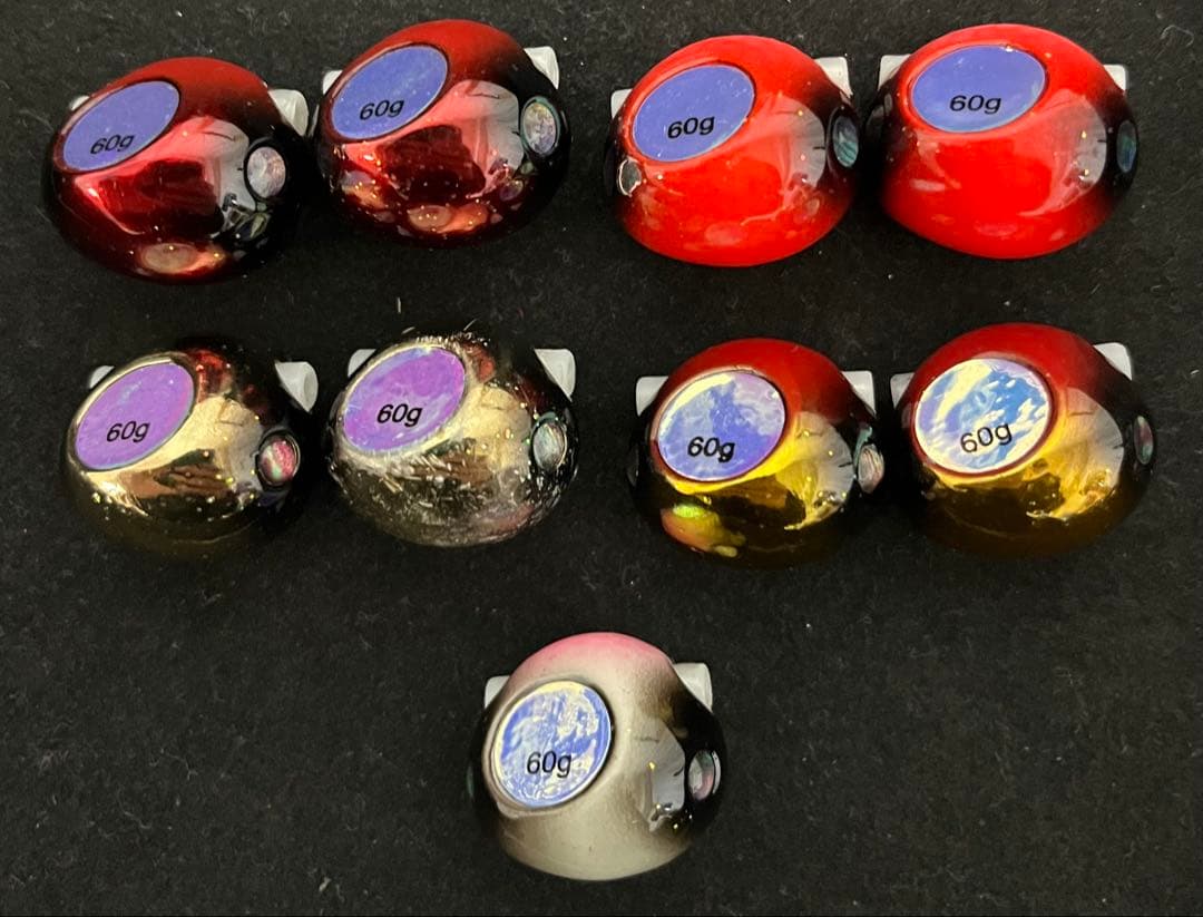 ダイワ　タイラバヘッド　タングステン　60g 楽天市場】タイラバ タングステン 鯛ラバ 60g (2色 2個セット