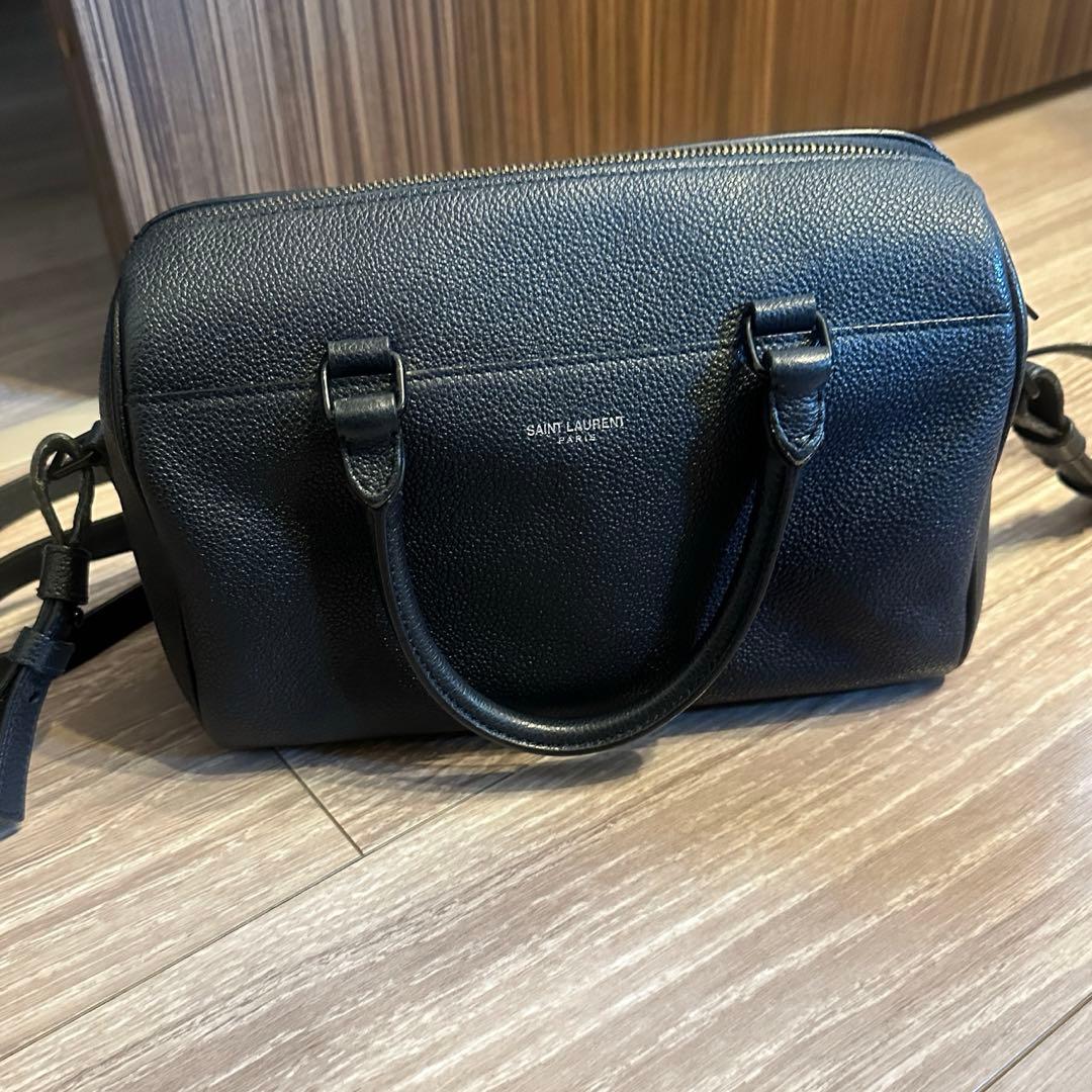 美品】サンローラン ベイビーダッフル 限定品 ネイビー - メルカリ