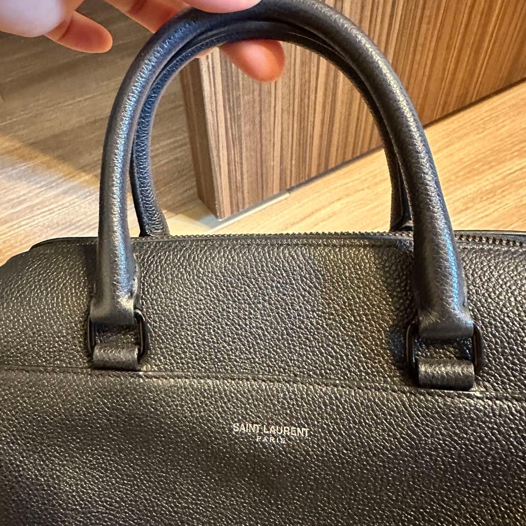 美品】サンローラン ベイビーダッフル 限定品 ネイビー - メルカリ