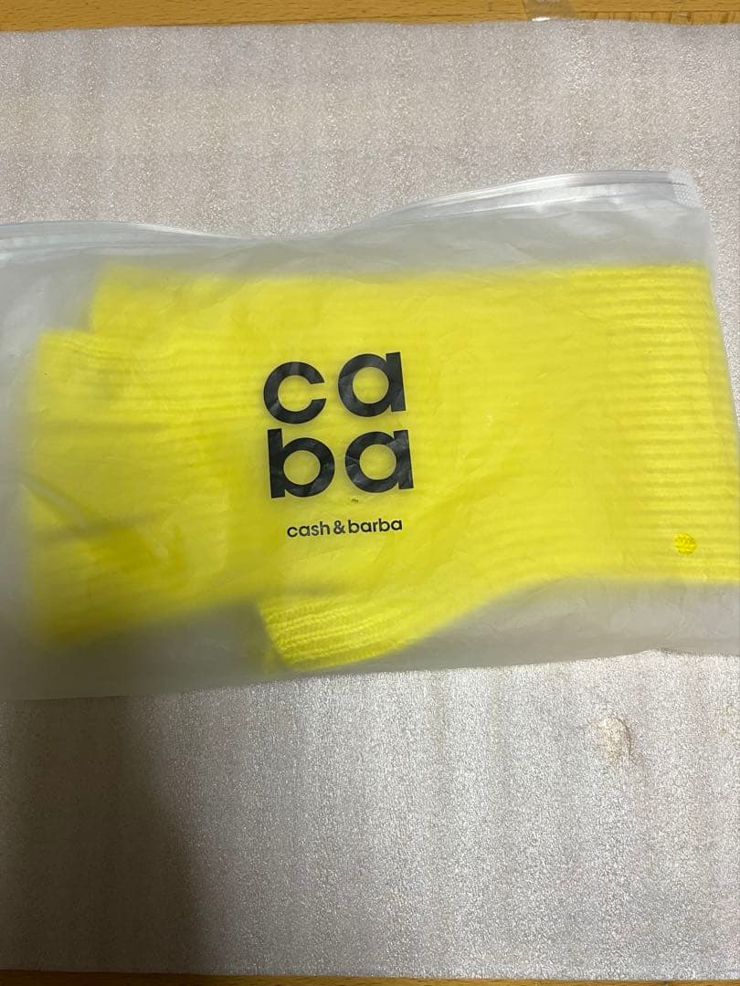cash&barba キャッシュベイビー オープンフィンガーグローブ　黄色手袋 cash&barba キャッシュベイビー オープンフィンガーグローブ 黄色手袋
