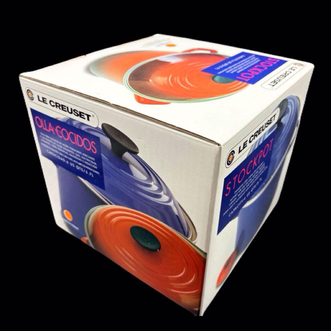 【未使用！】LE CREUSET STOCKPOT オレンジ 　-544