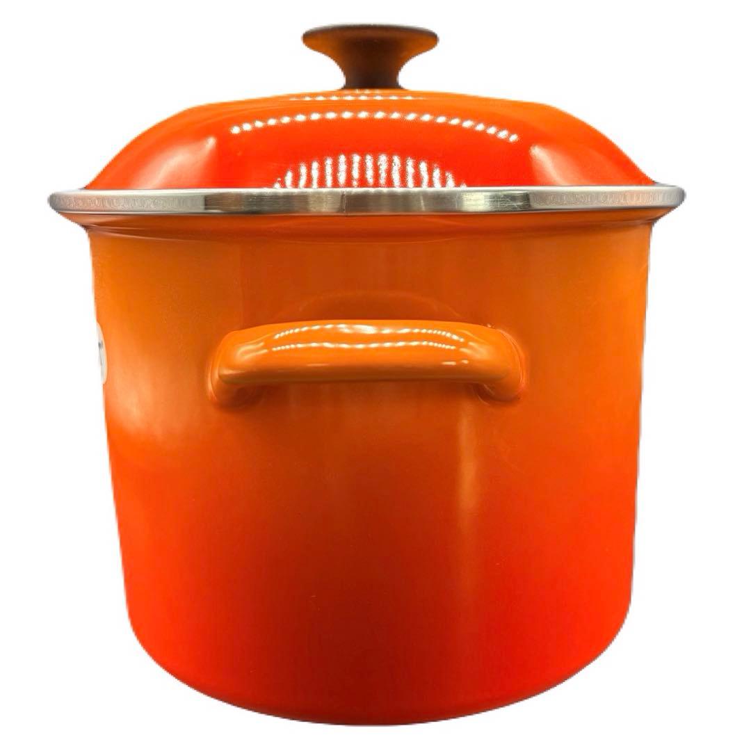 【未使用！】LE CREUSET STOCKPOT オレンジ 　-544