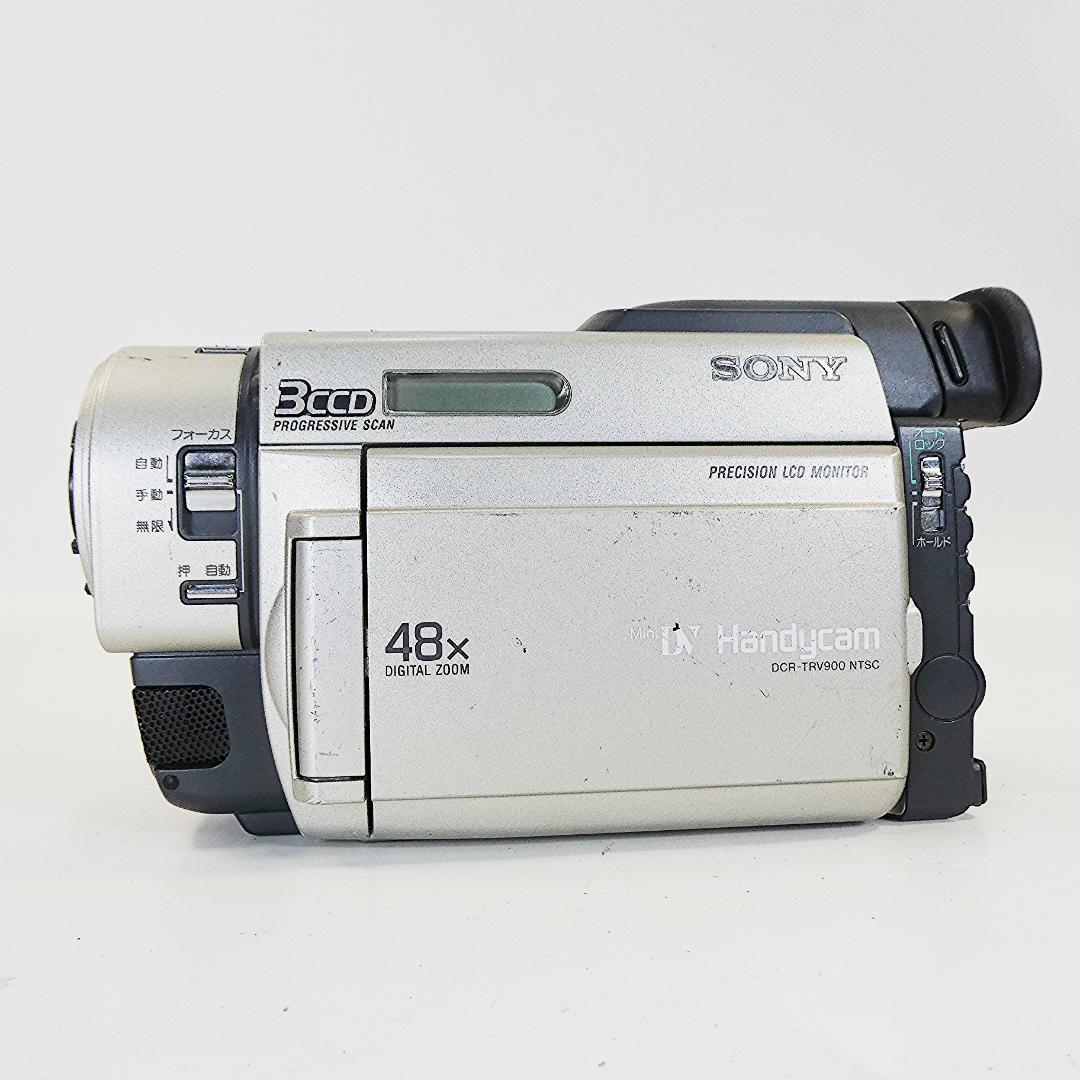ソニーDCR-TRV900動作良好 MiniDVビデオカメラDVDダビングに最適