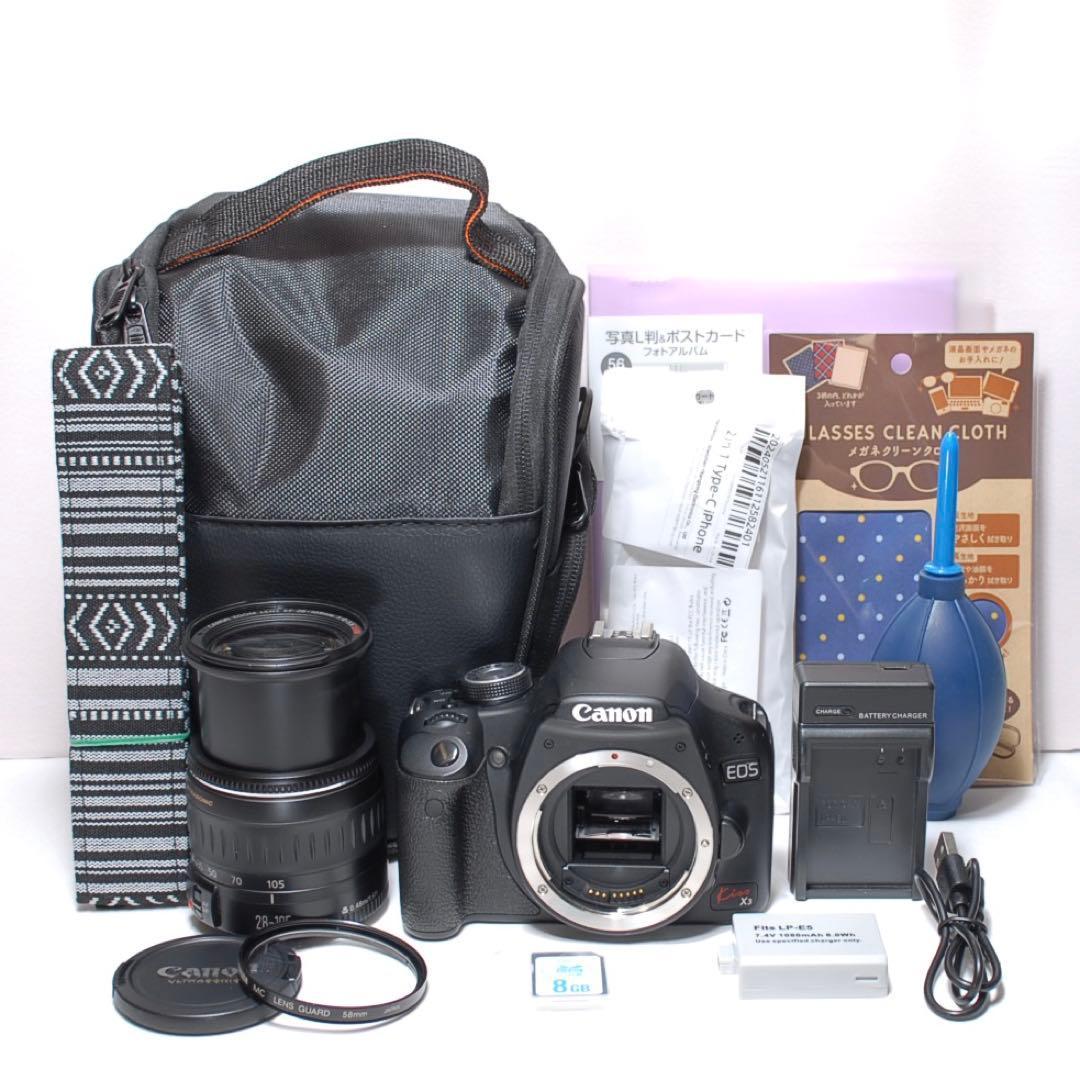 ✨ママさんに大人気✨Canon Kiss X3✨ シングルレンズ✨入門機