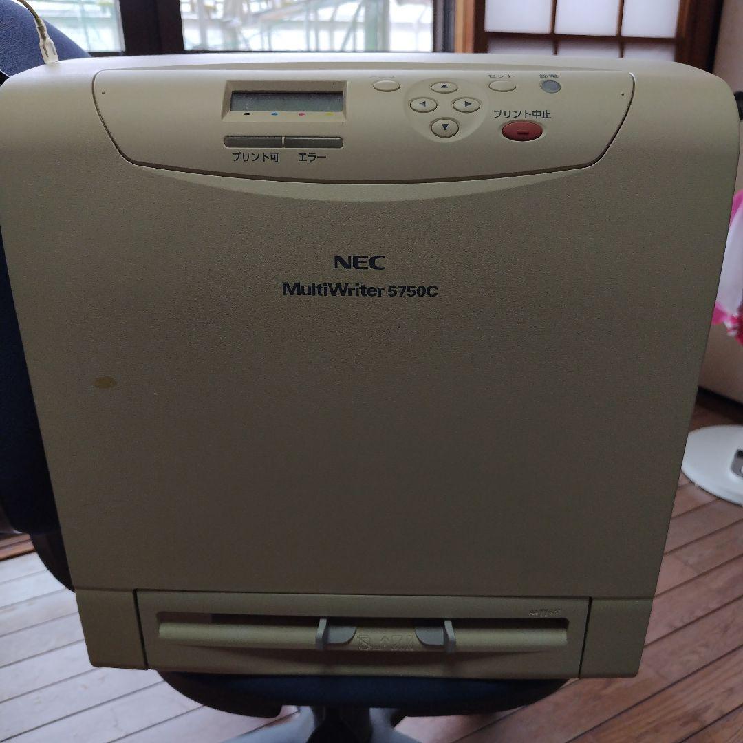 NEC MultiWriter 5750C 本体ジャンク品 未開封インク付き - メルカリ