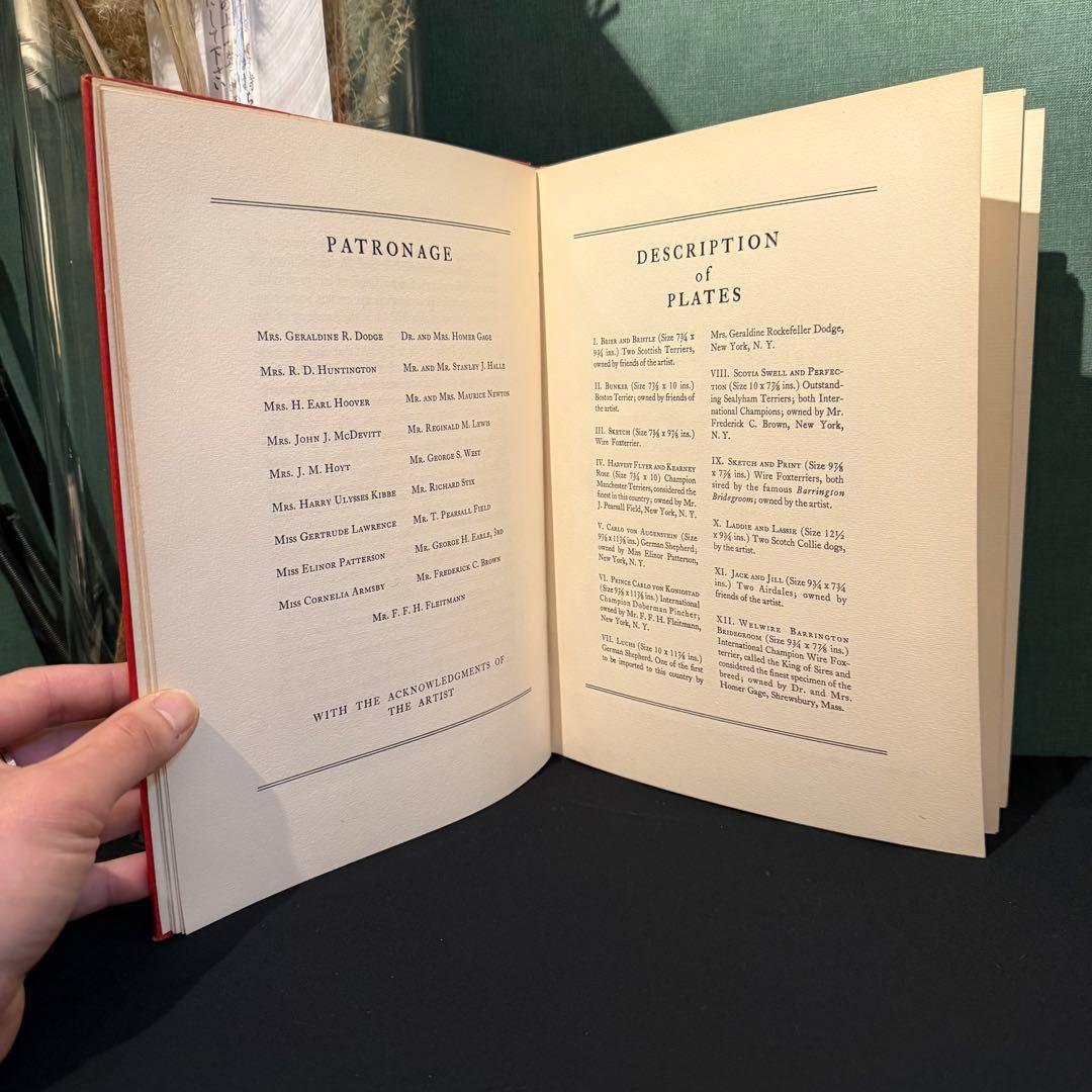 1931年出版 エッチング 犬 BERT COBB アメリカ - アート・デザイン