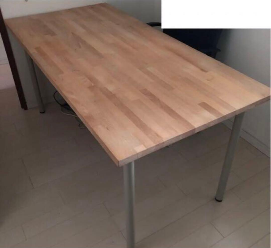 IKEA デスクシステム 【テーブルトップ&脚4本】 - メルカリ