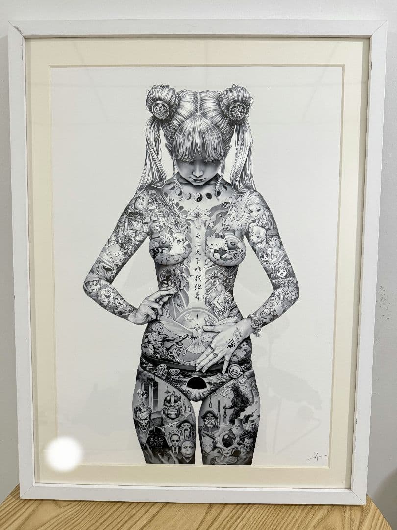 直筆サイン 大友昇平 平成聖母 シルクスクリーン 大友昇平 SHOHEI OTOMO「平成聖母」シルクスクリーン｜Yahoo!フリマ