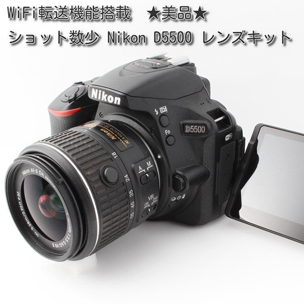 WiFi転送機能★美品★ショット数少 Nikon D5500 レンズキット D5500 - 概要 | 一眼レフカメラ | ニコン