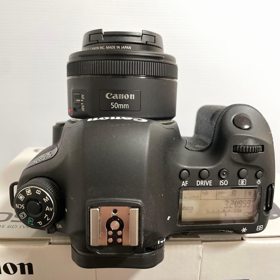Canon EOS 6D+EF50mm f/1.8 STM シャッター少で元箱有 - メルカリ