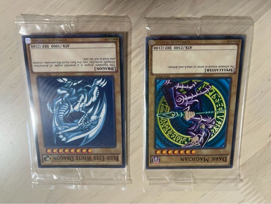 遊戯王】wcs2015 ブルーアイズ&ブラック・マジシャン【美品・未開封