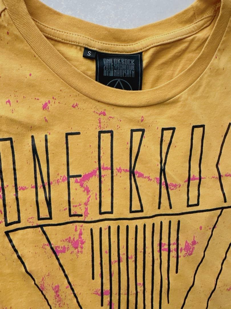 希少 ONE OK ROCK 渚園 タンクトップ ツアー イエロー S 大きめ
