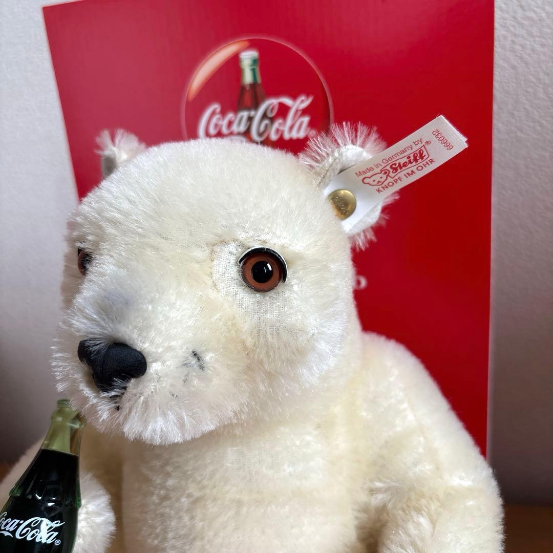 シュタイフ Steiff コカコーラベア テディベア 箱付き - メルカリ