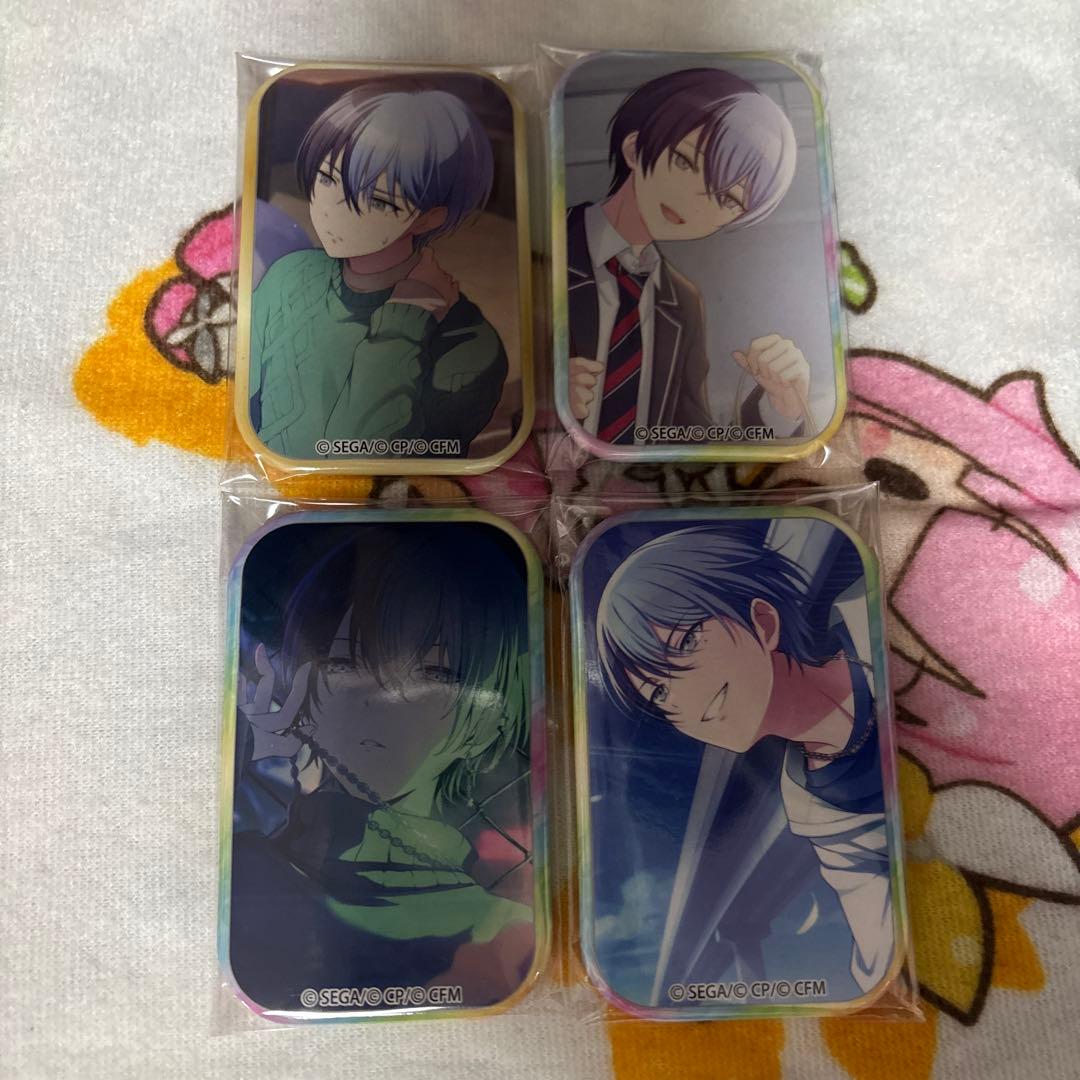 プロセカ 青柳冬弥 スクエア缶バッジ 纏め売り - メルカリ