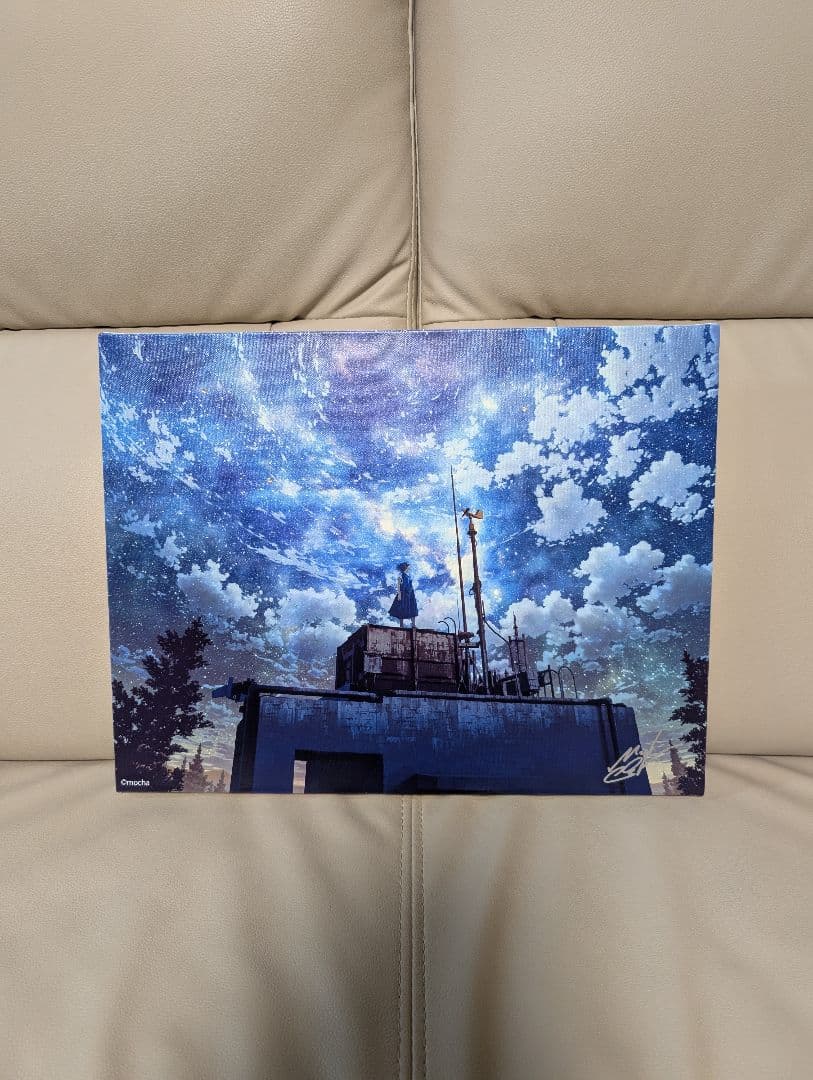mocha　モカ　キャンバスアート　星溜り　直筆サイン入り kazaru <カザル> │“直筆サイン入り”本格キャンバスアート