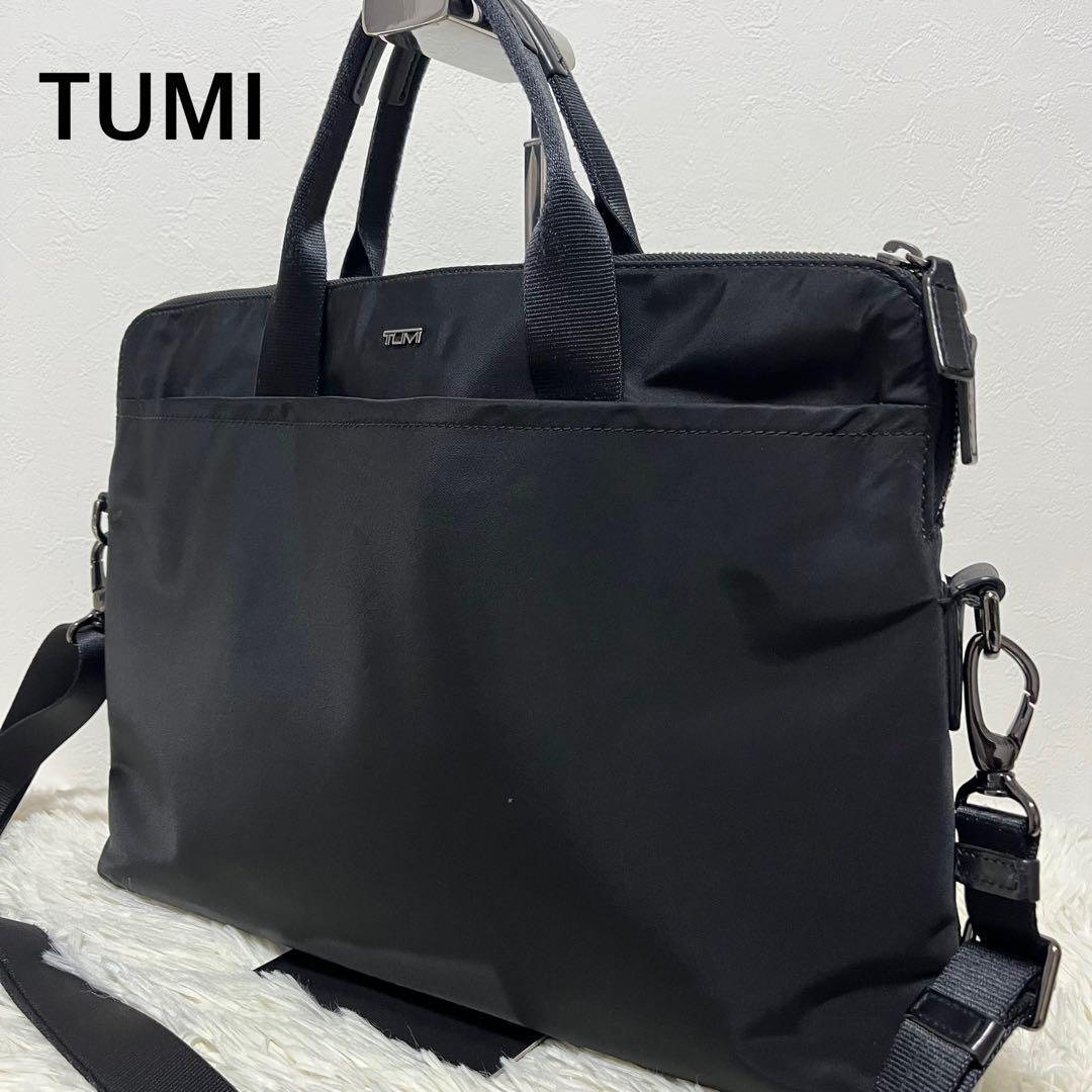 専用TUMI ボヤジュール ビジネスバッグ PCバッグ A4収納 ブラック TUMI（トゥミ） PCバッグ ビジネスバッグ ナイロン キャンバス