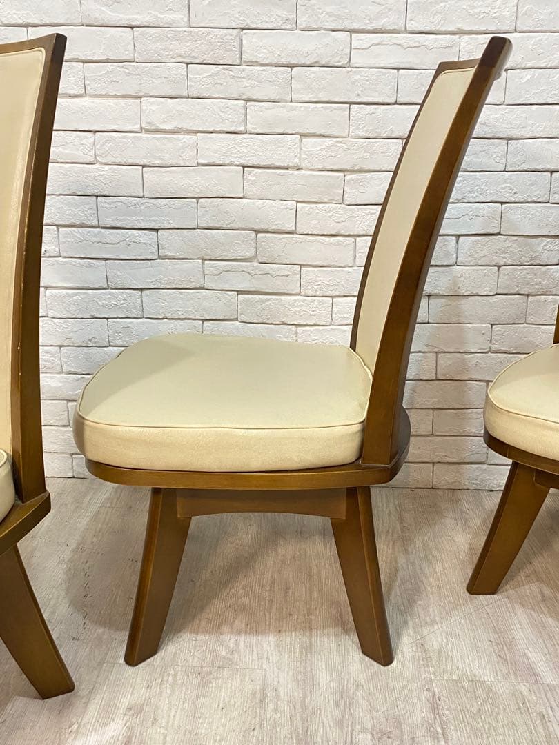 東京都内23区配送無料】ニトリ 回転 ダイニングチェア 4脚セット 椅子