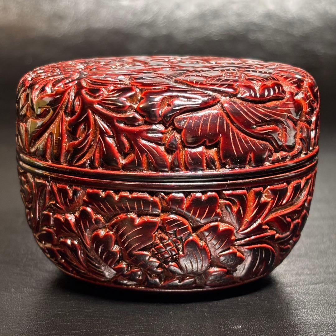 ☆茶道具！堆溜 平棗！伝統工芸士『三野原 晃一』作！共箱/共布/栞