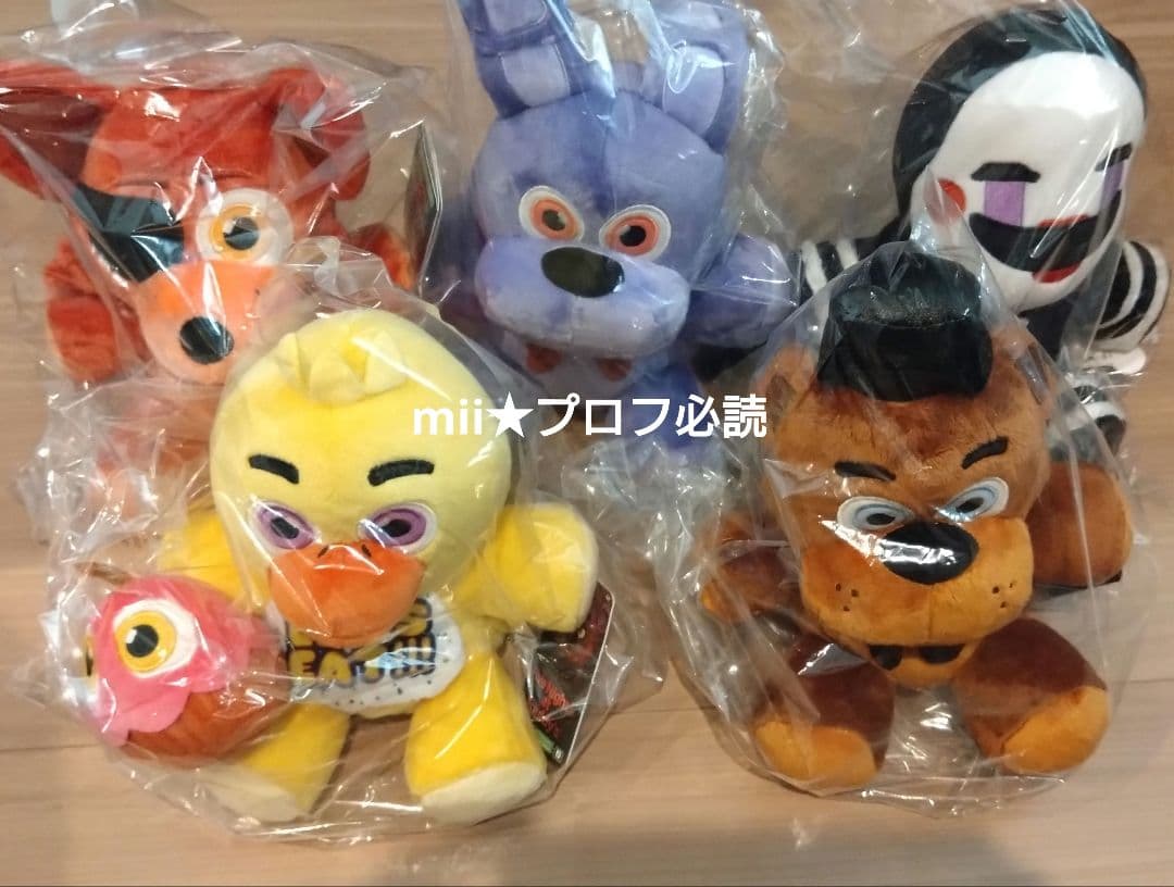 映画 ファイブナイトアットフレディーズ2 ぬいぐるみ 5種 ファイブ・ナイツ・アット・フレディーズ ぬいぐるみ (座高約20cm) The