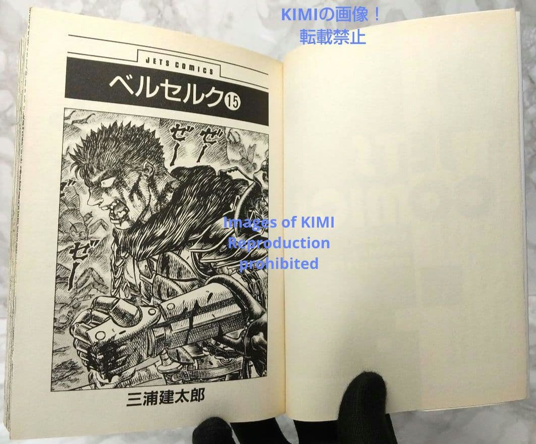 希少 初版 第1刷発行 ベルセルク 15 コミック 漫画 本 1998三浦建太郎