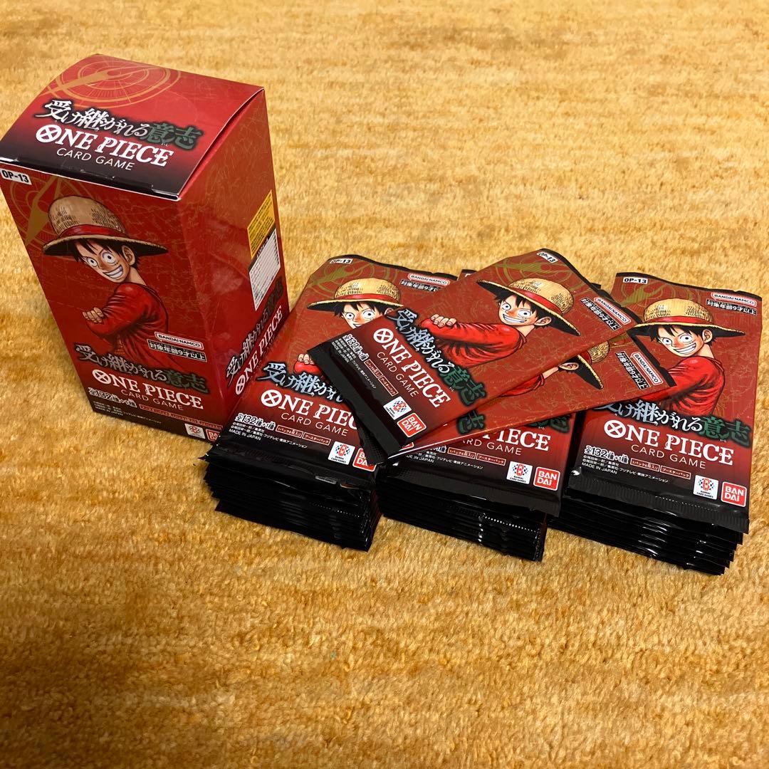 ワンピースカード 受け継がれる意志 OP-13 テープカット1BOX＋32パック