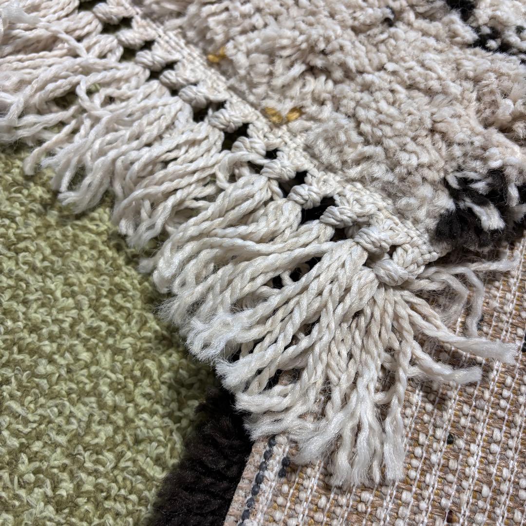 ベルギー産 パイル長めロングサイズラグ モリヨシ