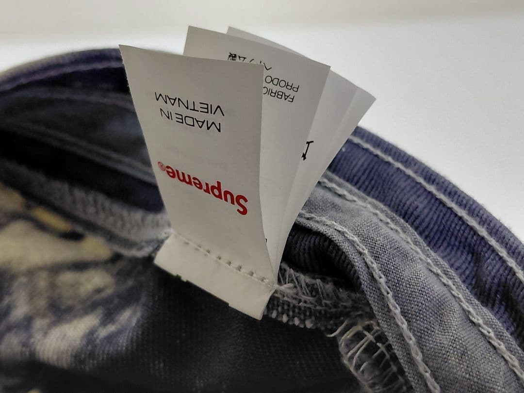 Supreme　Bleached　Chino　Camp　Cap　\"Navy\"