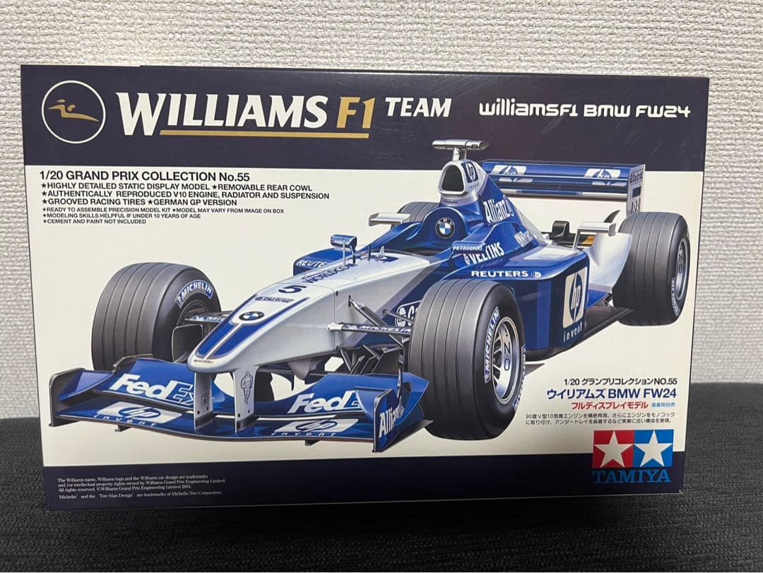 F1 タミヤ プラモデル 1/20 ウィリアムズ BMW FW24 - メルカリ