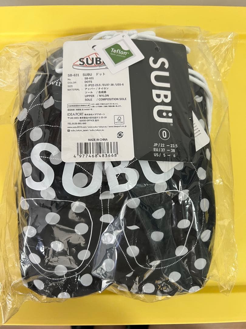に*ら様 SUBU スブサンダル F-LINE DOTS ドット柄22.0-23 - 靴ブランド