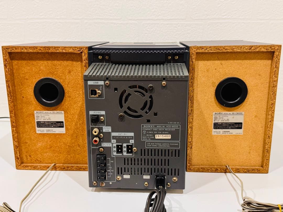 【完動品】 SONY CMT-M333NT　《手渡し可能》