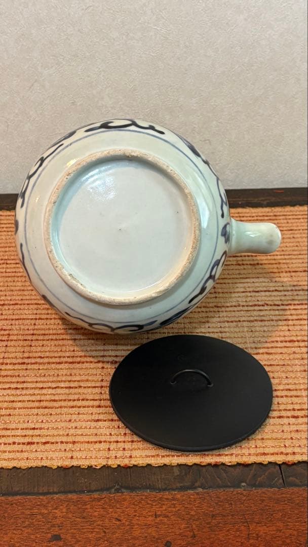 古民具 古伊万里 酒注 水柱 染付 蛸柄 5弁花 江戸時代 骨董 - メルカリ