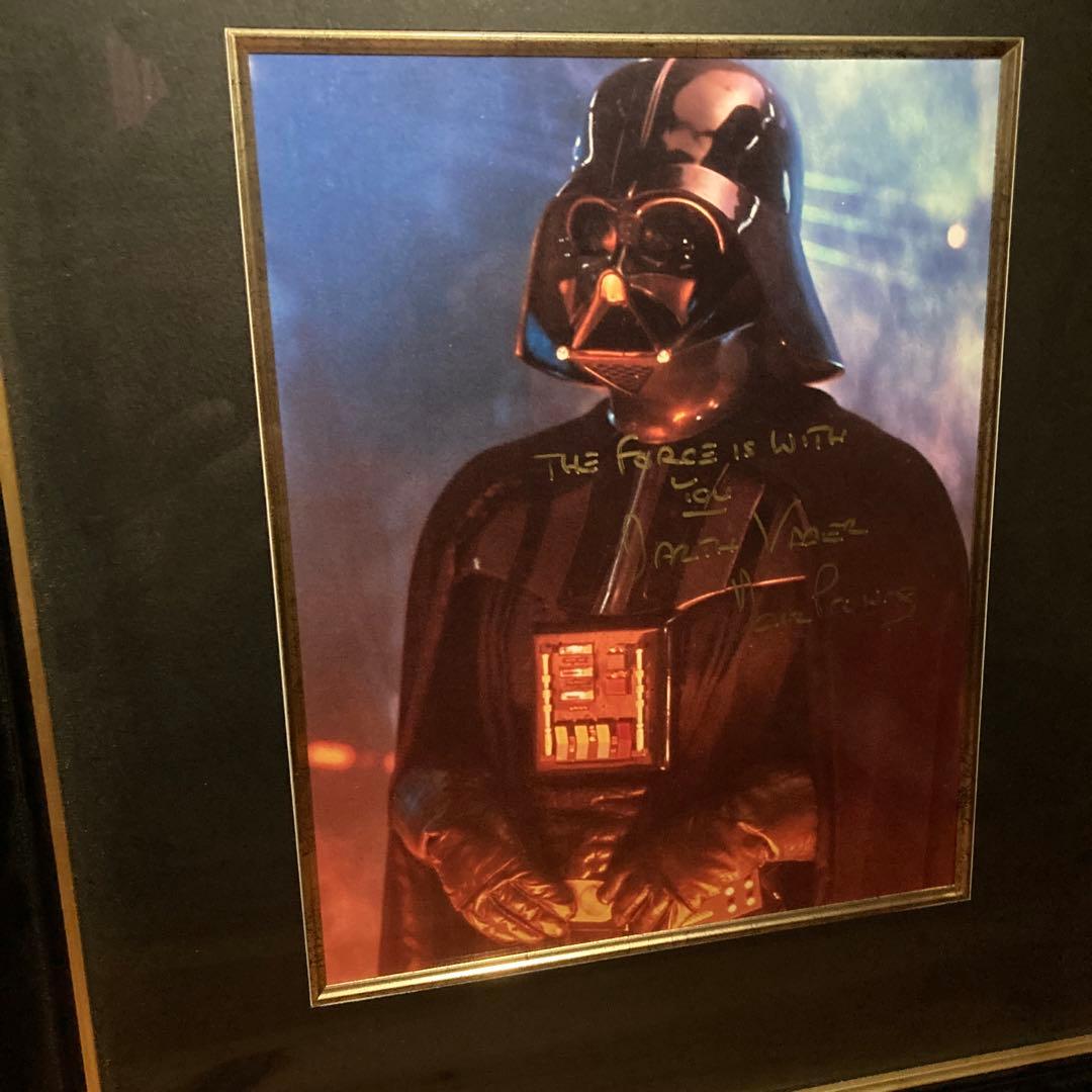 直筆】スターウォーズ ダースベイダー デヴィッド デビッド プラウズ