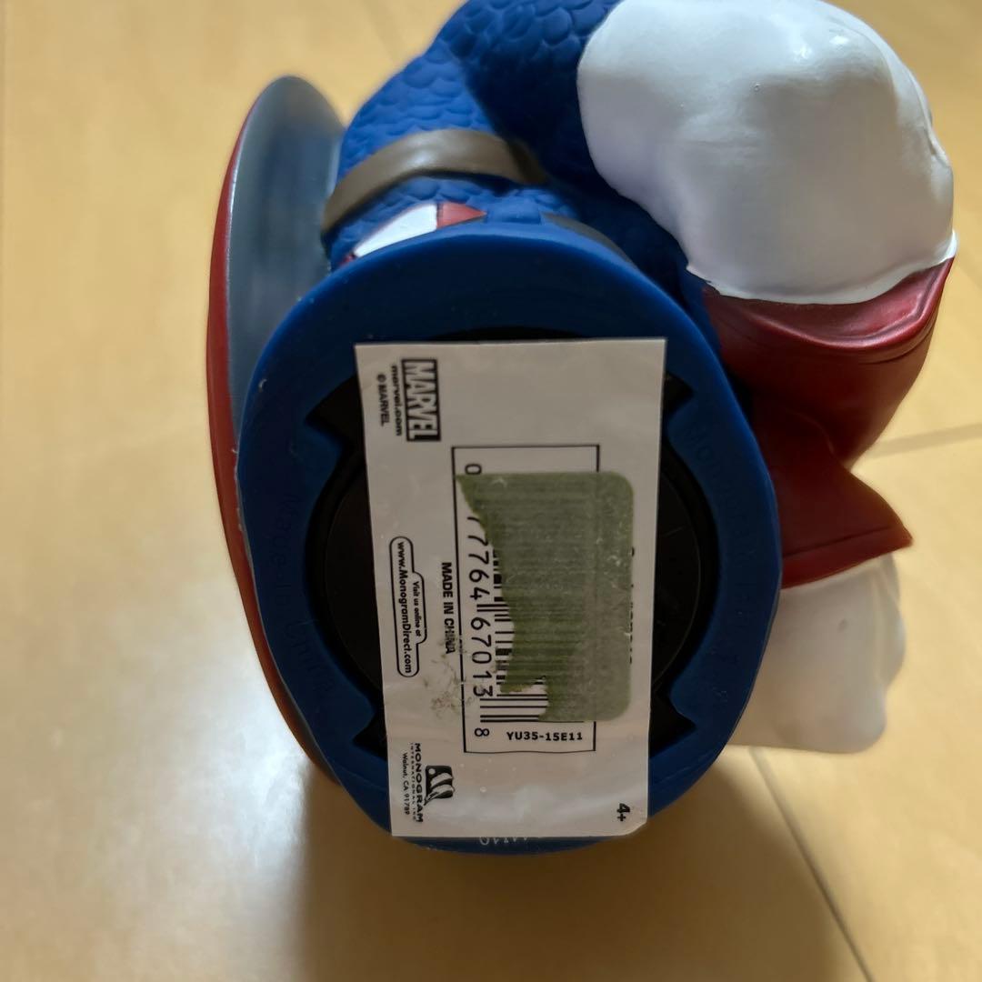 即購入ok!!】MARVEL キャプテンアメリカ フィギュア 貯金箱 - メルカリ