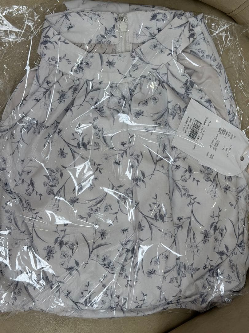 Darich ダーリッチ アメスリギャザーフレアミニワンピース グレー free