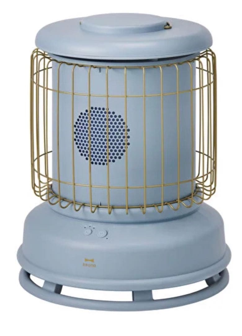 BRUNO ストーブ BOE100 アッシュブルー　生活家電 ブルーノ BRUNO 全方位型ファンヒーター Classic Stove BOE100
