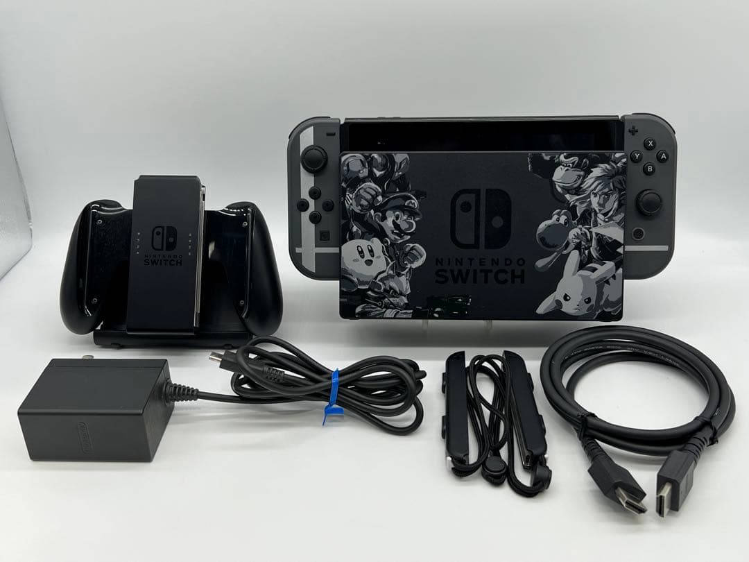 ニンテンドースイッチ本体ジョイコンドックケーブル類セット