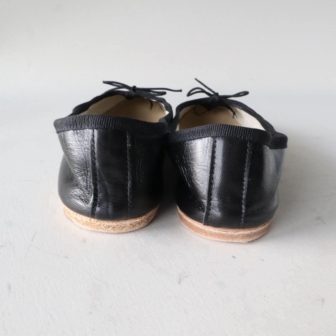 未使用品　ポルセリ　バレエシューズ 37 23〜23.5cm ブラック
