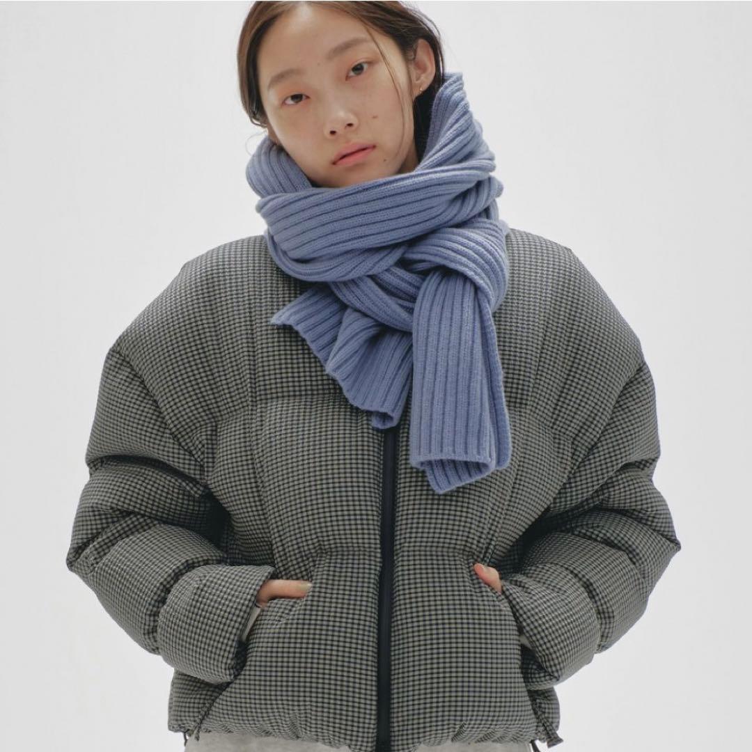 todayful】Rib Knit Mufflerアイスブルー《新品・未使用》 - メルカリ