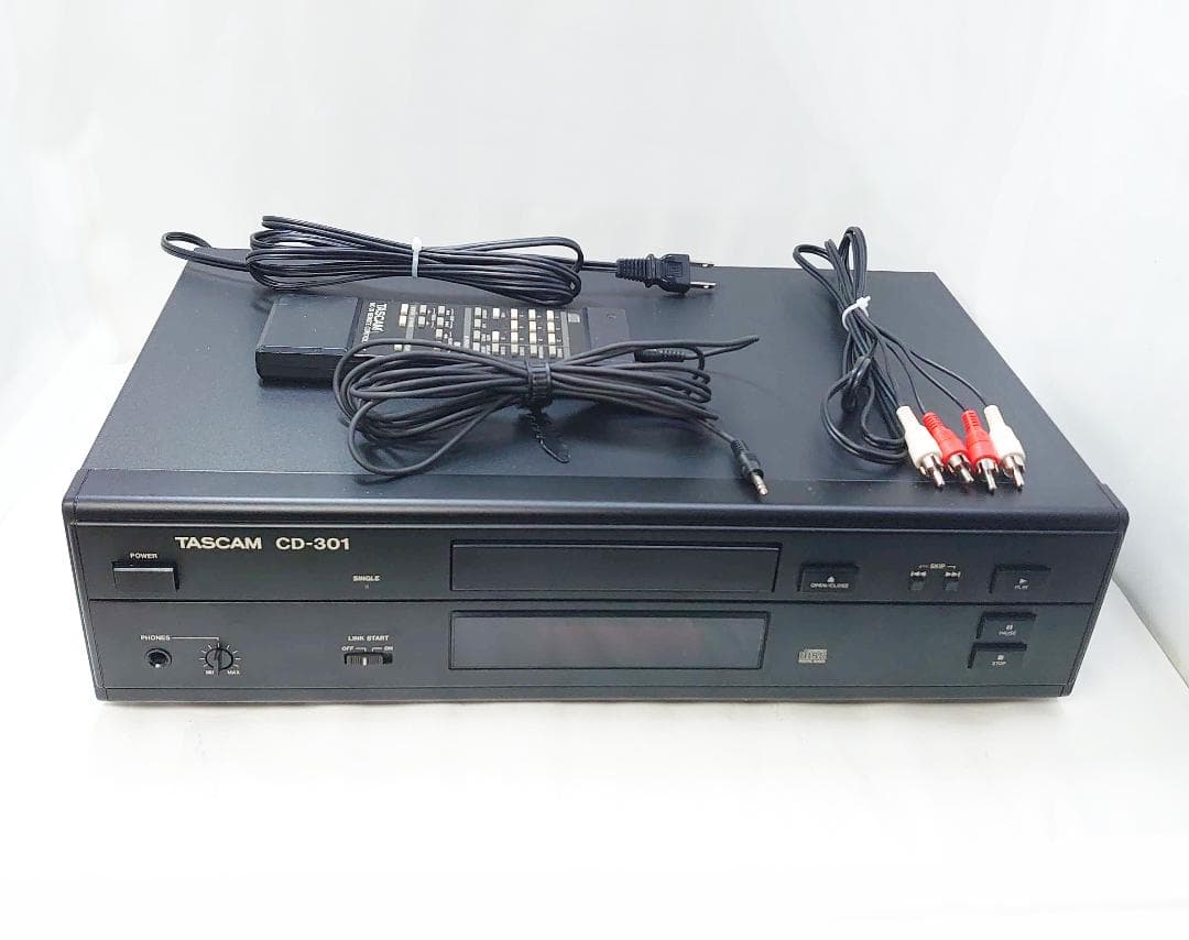 完動｜良品】 TASCAM CD-301｜CDプレーヤー｜有線リモコン付属