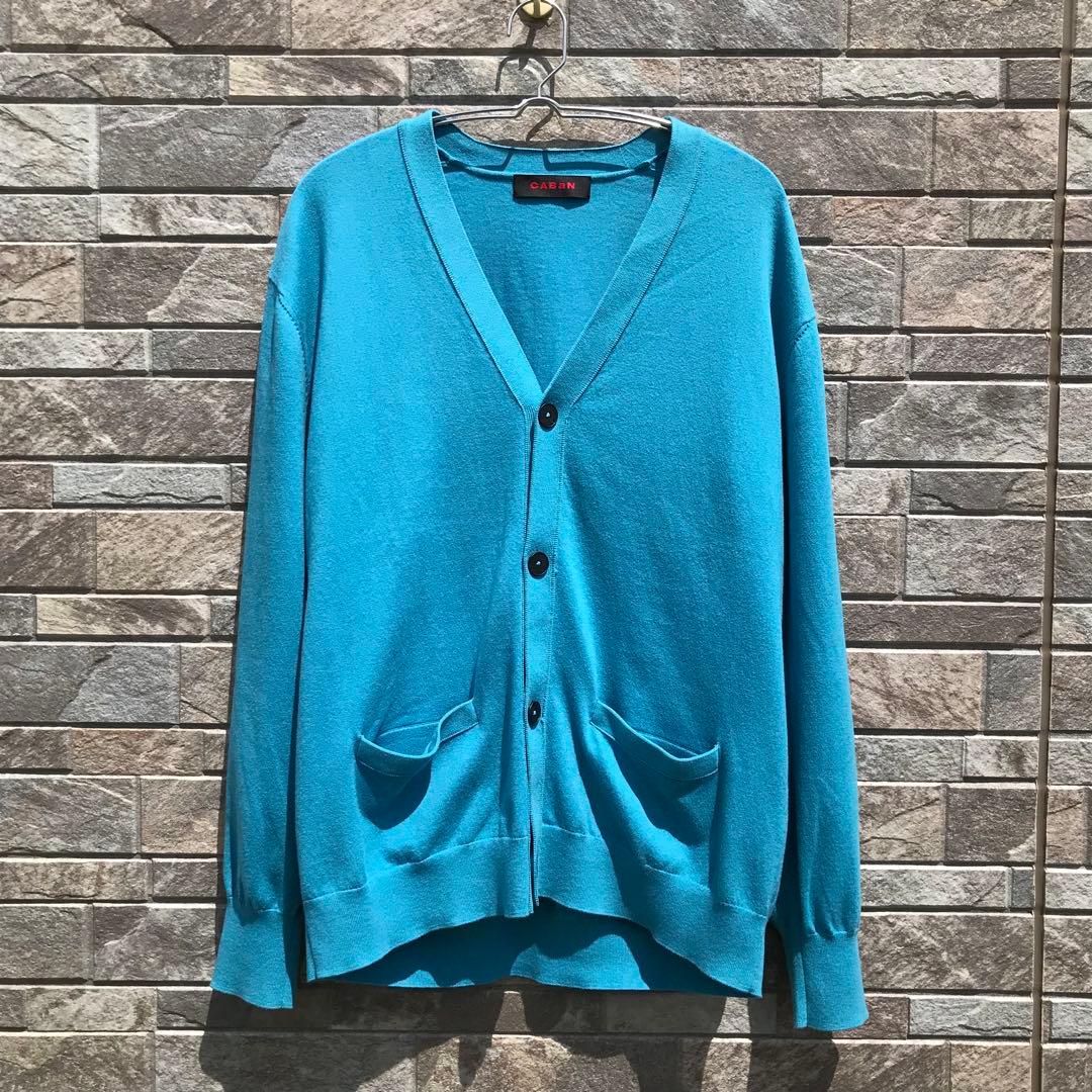 CABAN カーディガン M ブルー 59-02-34-02004 - メルカリ