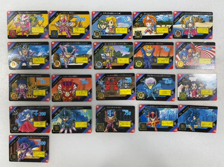 聖闘士星矢 カードダス キラ ノーマル52枚セット