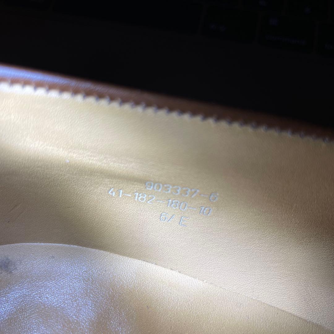 【美品】 J.M.WESTON 25.5 ブラウンレザー ローファー