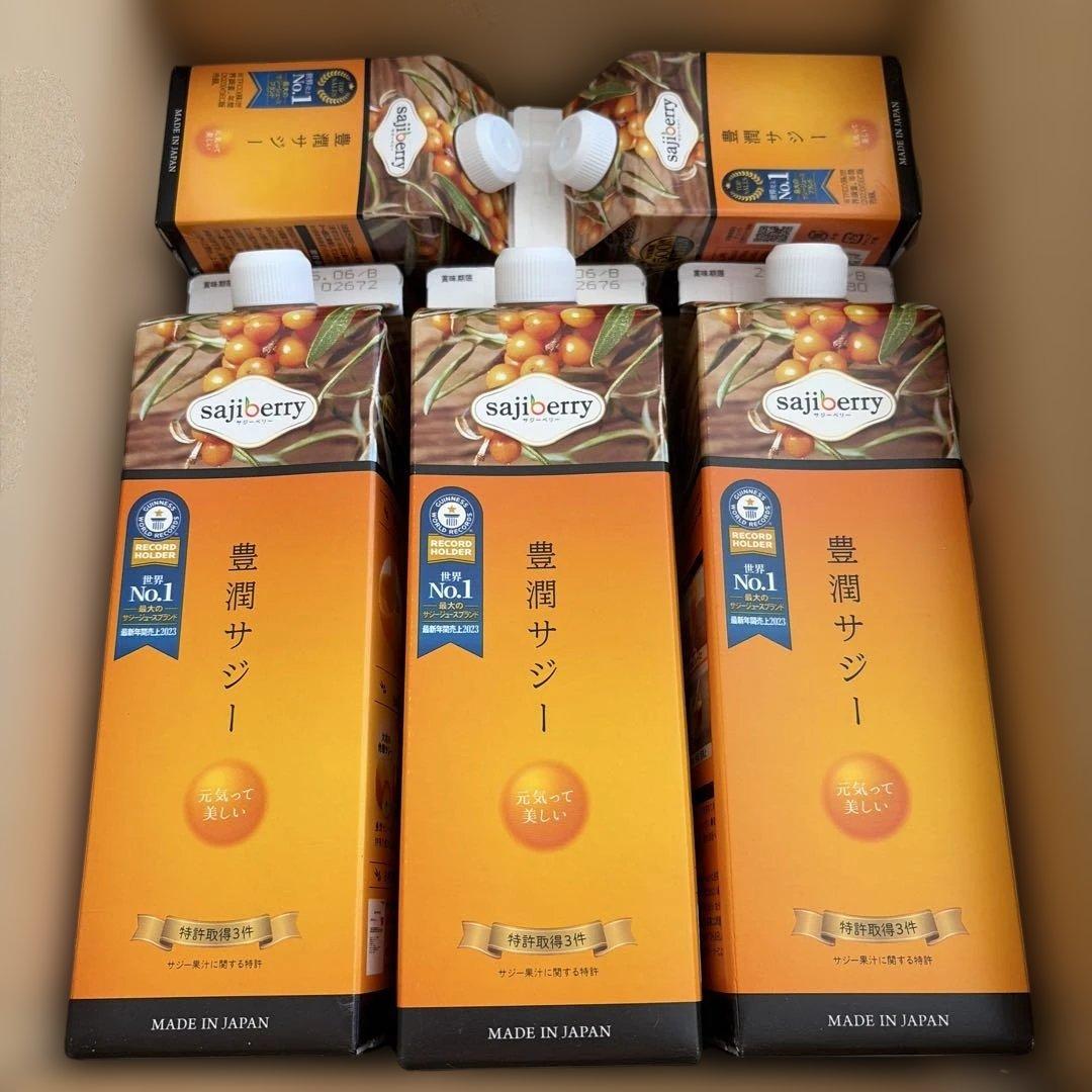 豊潤サジー 1000ml×3本 300ml×2本 - メルカリ