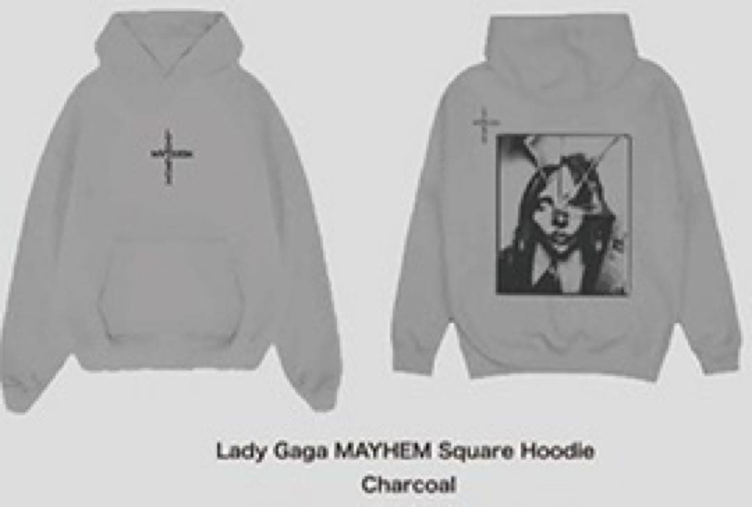 LADY GAGA MAYHEM ポップアップ限定 フーディー LADY GAGA MAYHEM ポップアップ限定 フーディー 白M - メルカリ