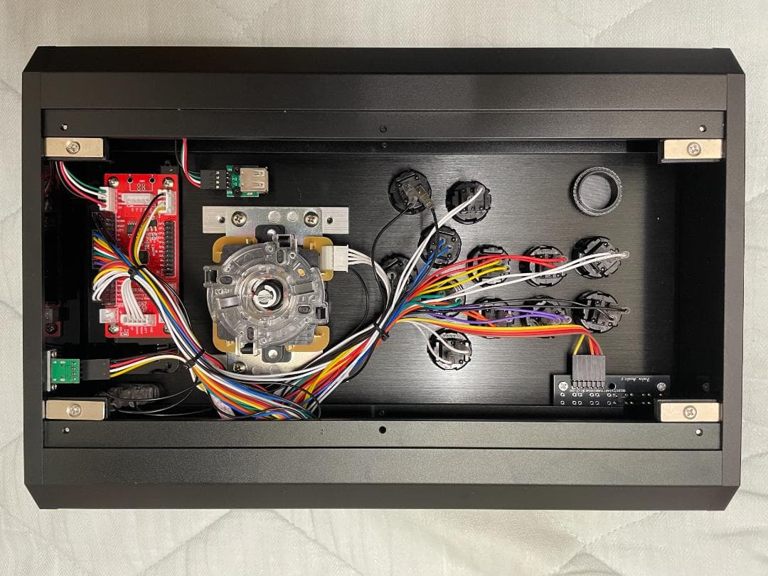 DRMFTG DRM JS アーケードコントローラー レバー クリアパネル付き
