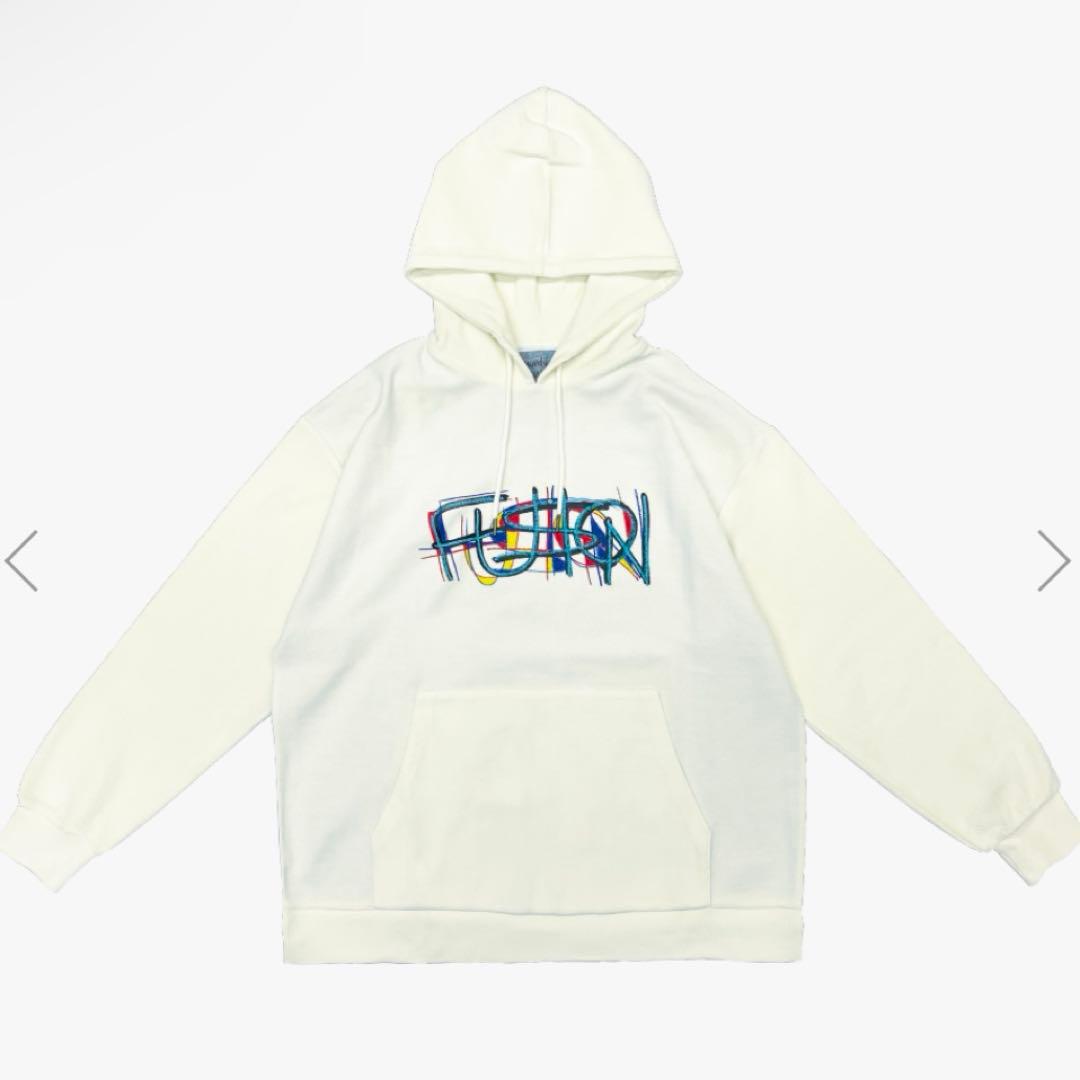 Vaundy FUSION 限定パーカー Mサイズ ホワイト - メルカリ