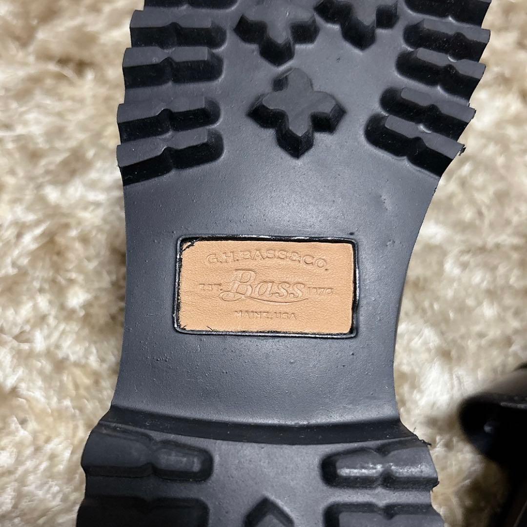 ロネ　G.H.BASS WEEJUNS ローファー 厚底 black