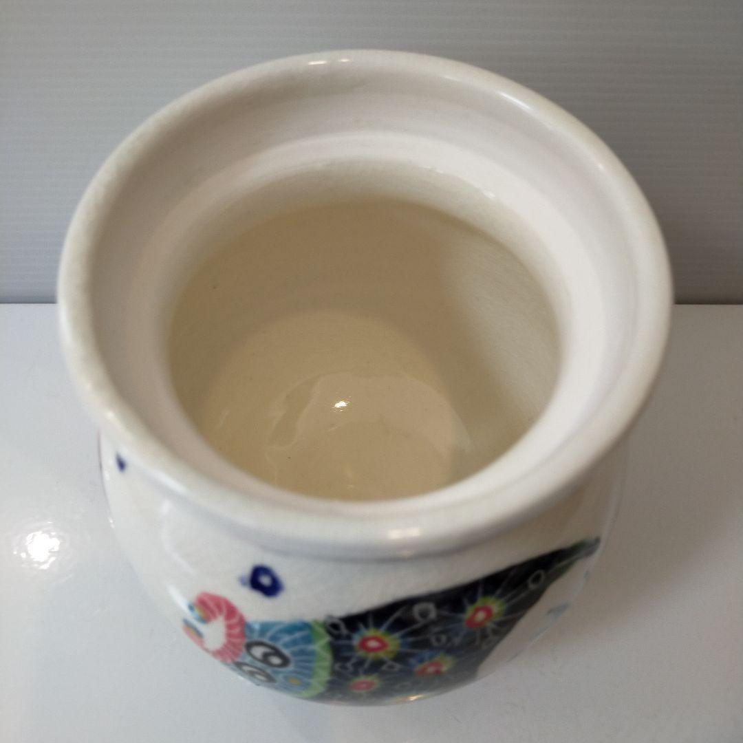 ナツキ様専用 南島焼 沖縄 石垣島 奈美ロリマーさん作品 蓋物大 物入れ