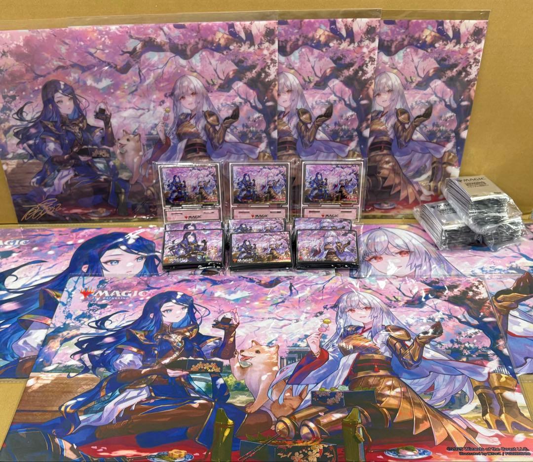 MTG 放浪皇のお花見キャンペーン 絵柄3種フルセット B 放浪皇のお花見キャンペーン』4/4〜6/5実施「あたりシール」で藤ちょこ