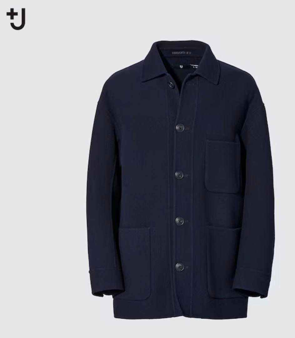 ＋J ウールブレンドオーバーサイズシャツジャケット ジル サンダー